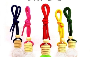 ظرف عطر آویز ماشین هشت گرم گرد چنس Car hanging perfume container eight grams round chance