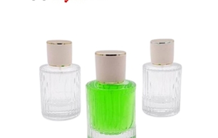 ظرف عطر اسپری 50 گرمی استوانه کلویی 50 gram perfume spray container, cylindrical cylinder