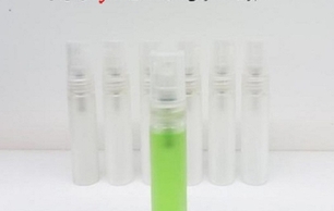 ظرف عطر اسپری 5 گرمی شیشه ای مات 5 gram frosted glass spray perfume container
