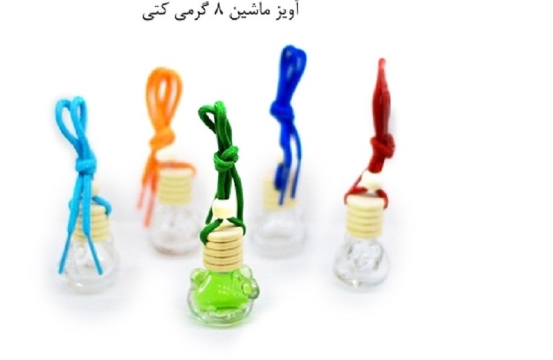 ظرف عطر آویز ماشین هشت گرمی کیتی Car hanging perfume container of 8 grams