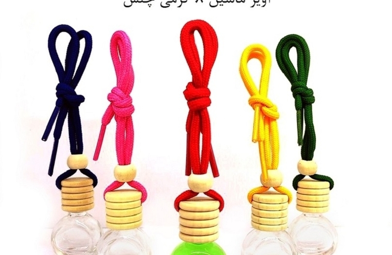 ظرف عطر آویز ماشین هشت گرم گرد چنس Car hanging perfume container eight grams round chance