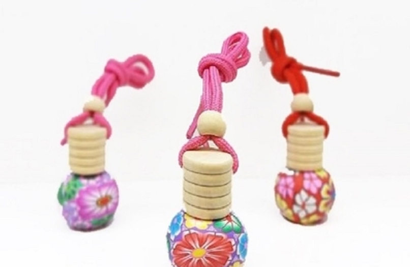 ظرف عطر آویز پنج گرمی سرامیکی Five gram ceramic hanging perfume container