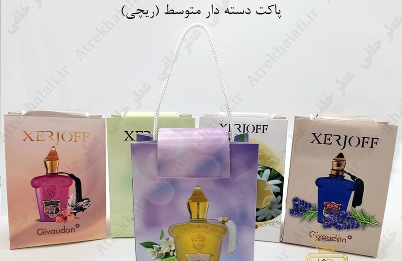 پاکت دسته دار سایز 10ریچی در بسته 100 عددی 