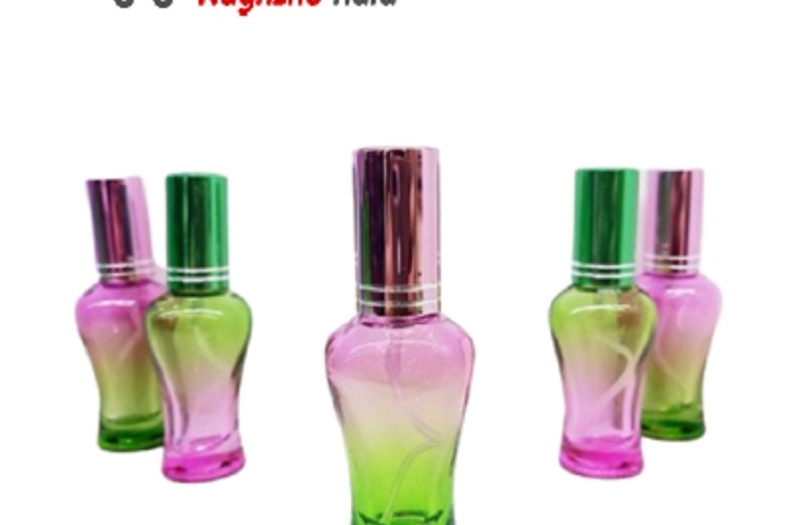 ظرف عطر اسپری 10 گرمی کمر باریک رنگی 10 gram spray perfume container with a narrow colored waist