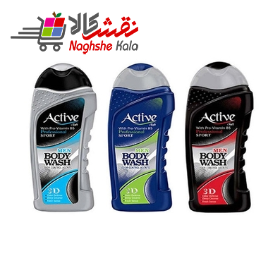 شامپو بدن مردانه اکتیو سری Sport مدل Blue مقدار 400 گرم