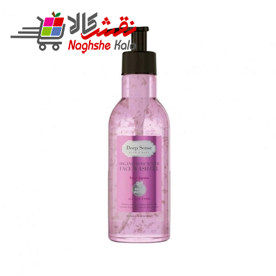 ژل شستشو صورت دیپ سنس مدل گلاب حجم 250 میلی لیتر
