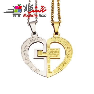 ست گردنبند طرح قلب