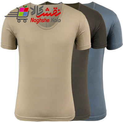 زیرپوش مردانه آریان نخ باف مجموعه 3 عددی