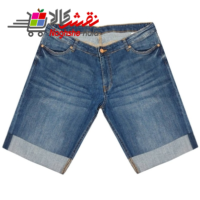 شلوارک مردانه دنیم مدل 666