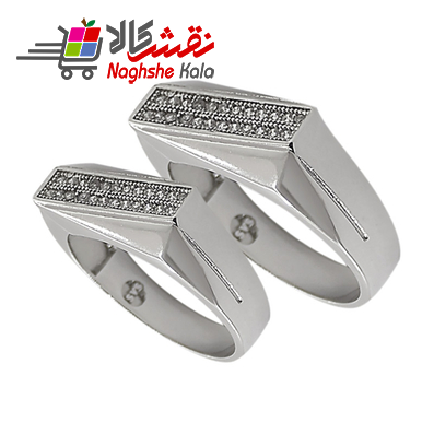 ست انگشتر نقره زنانه و مردانه 03