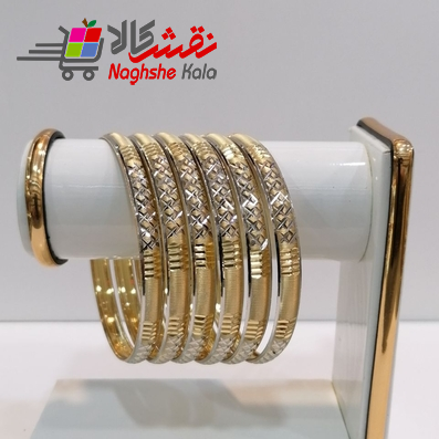 النگو طلاروس رنگ ثابت سایز 5 کد 05
