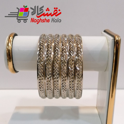 النگو طلاروس جدید رنگ ثابت سایز 3 کد 30