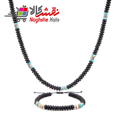 نیم ست نقره مردانه ریسه گالری مدل پارس